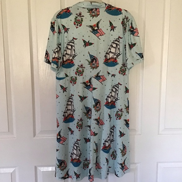 Sourpuss Sailor Rosie dress Sz XL - Picture 5 of 6